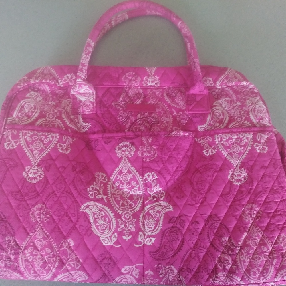 Vera Bradley Weekender in Stamped Paisley NWT
